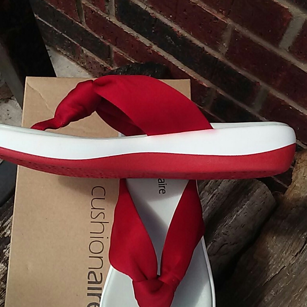 Nib Red Flip Flops - image 2